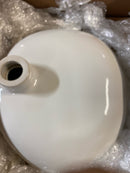 Kohler K-2210-G-0 Caxton 19-1/4 in. Oval Vitreous China Undermount Bathroom Sink in White with Glazed Underside