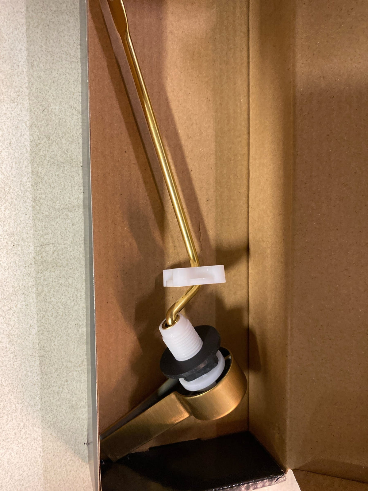 Signature Hardware 562519 Sarasota Toilet Flush Handle - Brushed Gold