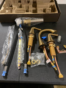 Signature Hardware SHWSCPR807BG Provincetown 1.2 GPM Widespread Bathroom Faucet with Pop-Up Drain Assembly - Brushed Gold