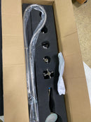 Newport Brass 280E Multi Function Wall Mount Handshower Kit with 36" Slide Bar a, Polished Chrome