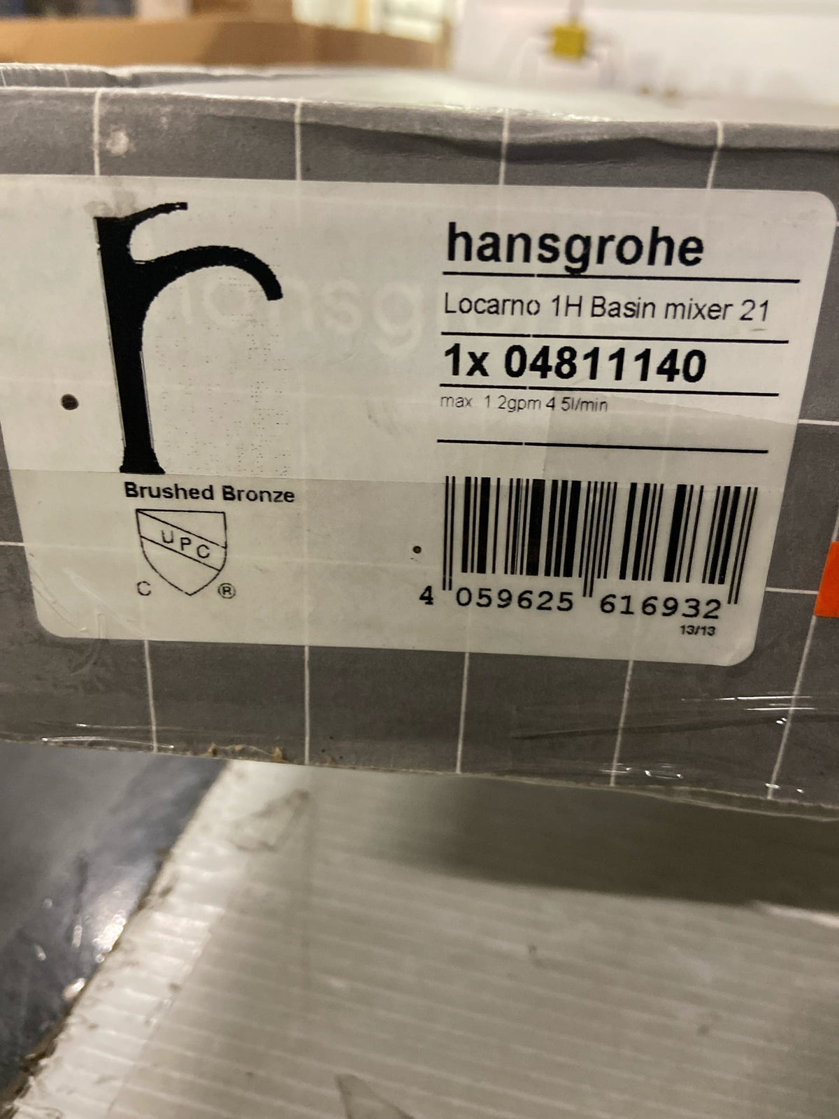 Hansgrohe 04811140 Locarno 1.2 GPM Vessel Single Hole Bathroom Faucet - Brushed Bronze
