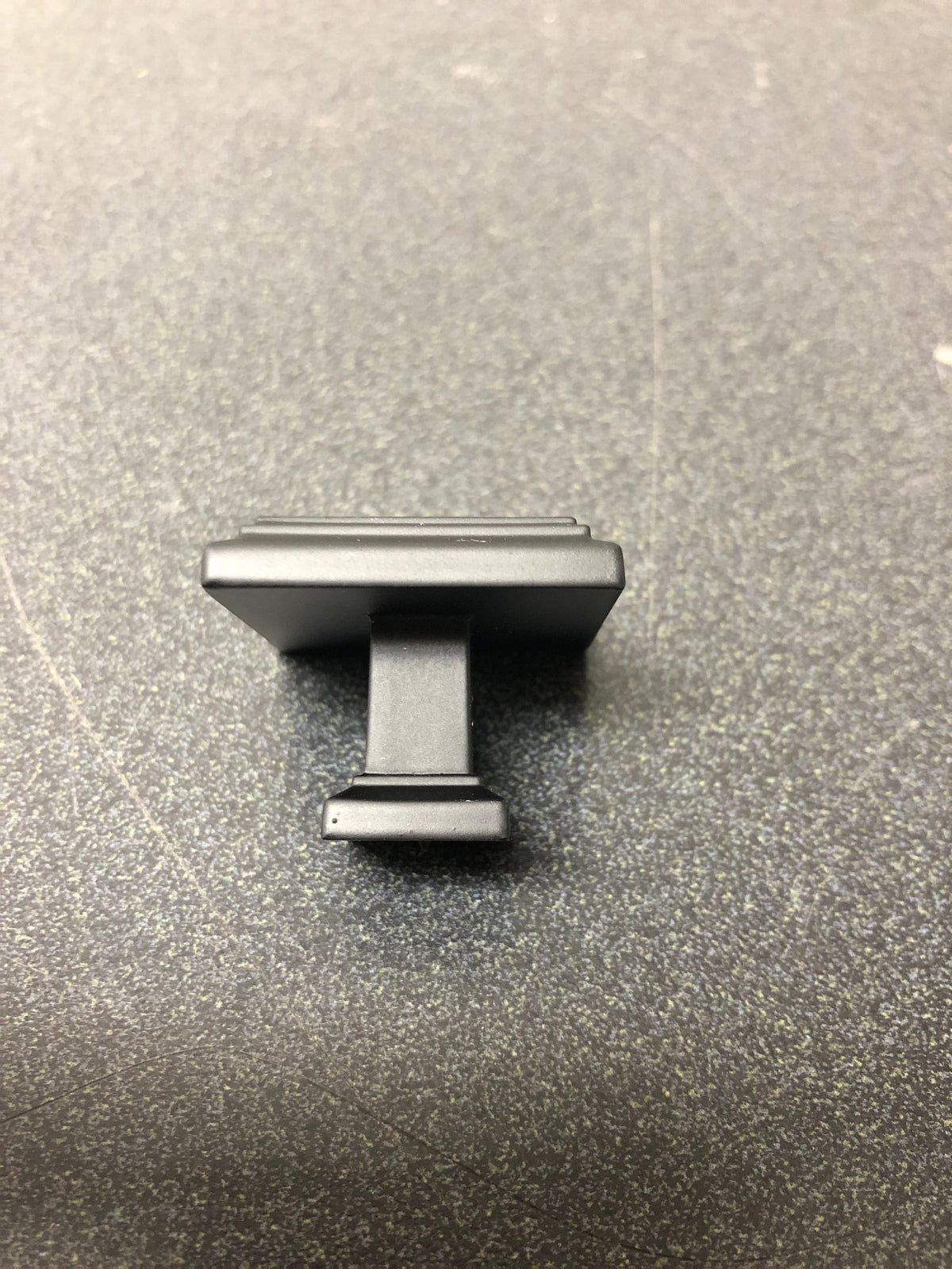 Amerock BP36758FB Appoint 1-1/4 Inch Square Cabinet Knob - Matte Black