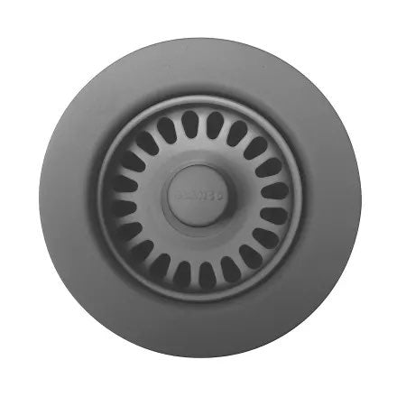 BLANCO 3.5-in Metallic Gray Stainless Steel Rust Resistant Strainer Basket with Lock Mount Included Basket Included