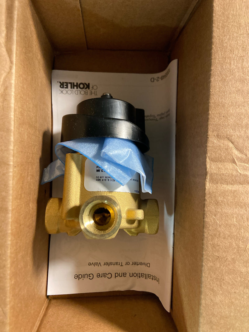 Kohler K-728-K-NA 3/4 in. In-wall 2- or 3-Way Transfer Valve