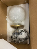 Kovacs P351-618 Alluria 1 Light 6" Wide Mini Pendant with Etched Opal Glass Shade - Weathered Black / Autumn Gold