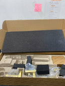 Baldwin 85390060ACRH Minneapolis Right Handed Sectional Handleset with 5162 Lever - Minus Deadbolt - Satin Brass and Brown