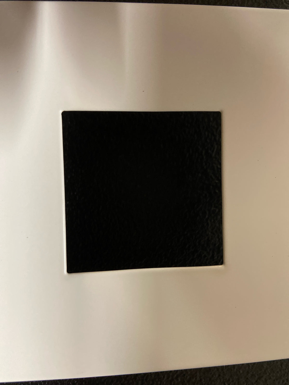 Visual Comfort EN3SFF-OW Entra 3" Square Flanged Flat Recessed Trim - White