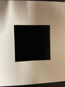 Visual Comfort EN3SFF-OW Entra 3" Square Flanged Flat Recessed Trim - White