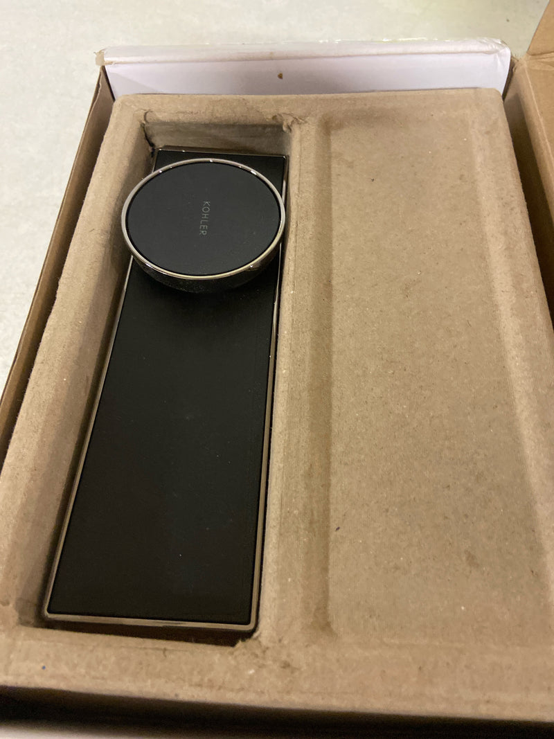 KOHLER Anthem + Digital Control Steamhead in Vibrant Titanium, Large Dial for Easy Temperature and Flow Rate Adjustment, Features System Warm-Up and Pause Option, Includes Optional Flow Restrictor