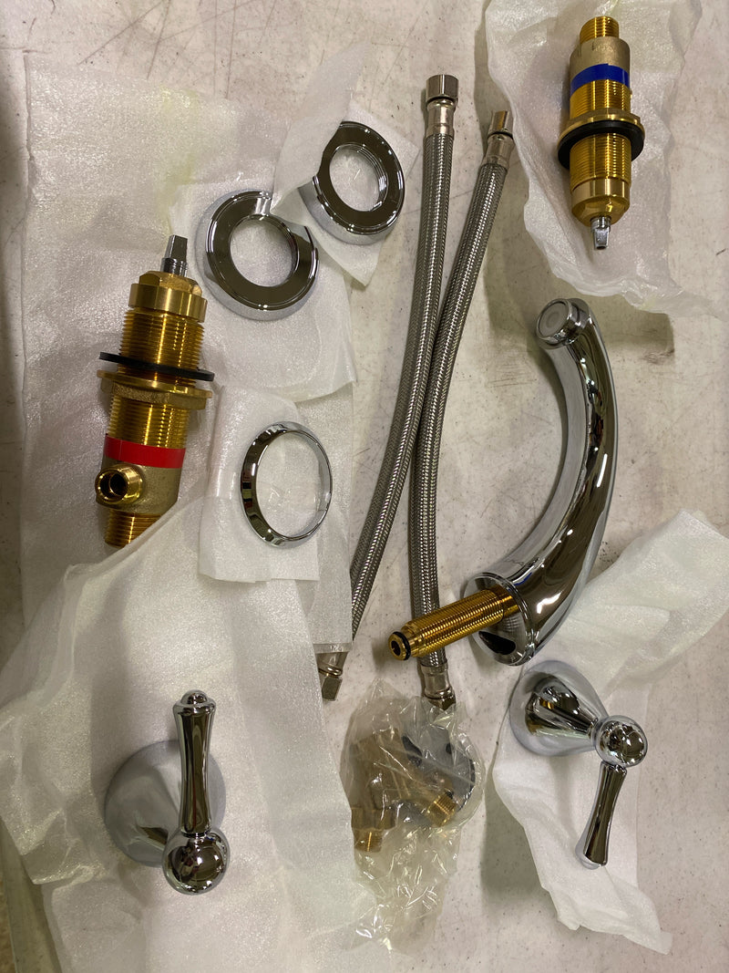 Elkay LK804F 0.5 GPM ADA Widespread Bathroom Faucet - Chrome