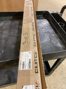 Showerrods.com 48" Square Extra Long Door Pull, Concealed Surface Mounting (Flat Black)