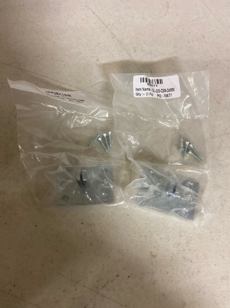 Viaggio CLOMLTCLO_DD Motivo Solid Brass Non-Turning Two-Sided Dummy Door Knob Set with Circolo Brass Knob and Leather Rosette - Satin Brass