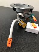 Nora Lighting NLCBC-46935XHZN Cobalt Adjustable 4" LED Adjustable Recessed Trim - 3500K - 900 Lumens - Haze / Natural Metal