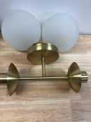 Globe Electric 51726 Celestia 2 Light 20" Wide Bathroom Vanity Light - Matte Brass