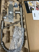 Kraus KPF-2631SFS Oletto Commercial Style Kitchen Faucet - Includes Escutcheon - Spot Free Stainless Steel