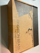 Kingston Brass FSC1600BX Metropolitan 4-Inch Centerset Bathroom Faucet with Brass Pop-Up, 5-1/8 inch spout reach, Matte Black