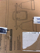 Westinghouse 6573500 Midori 2-Light Wall Fixture, Brushed Nickel - Frosted Glass