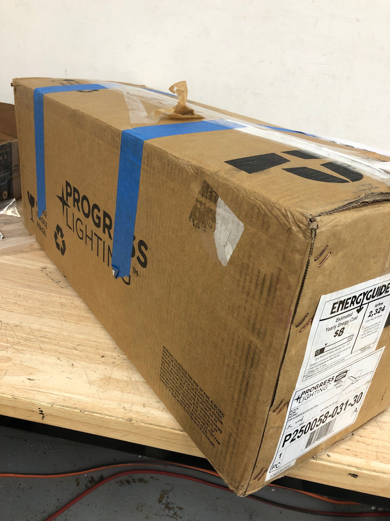 Progress Lighting P250058-031-30 Braden 44" 3 Blade LED Indoor Ceiling Fan with Remote Control - Black