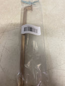 Emtek 86638US4 Westridge 10 Inch Center to Center Handle Cabinet Pull from the Timeless Classic Collection - Satin Brass