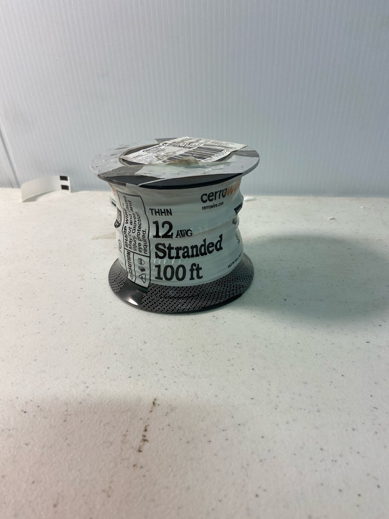 Cerrowire 112-3675CR 100 ft. 12 Gauge Green Stranded Copper THHN Wire