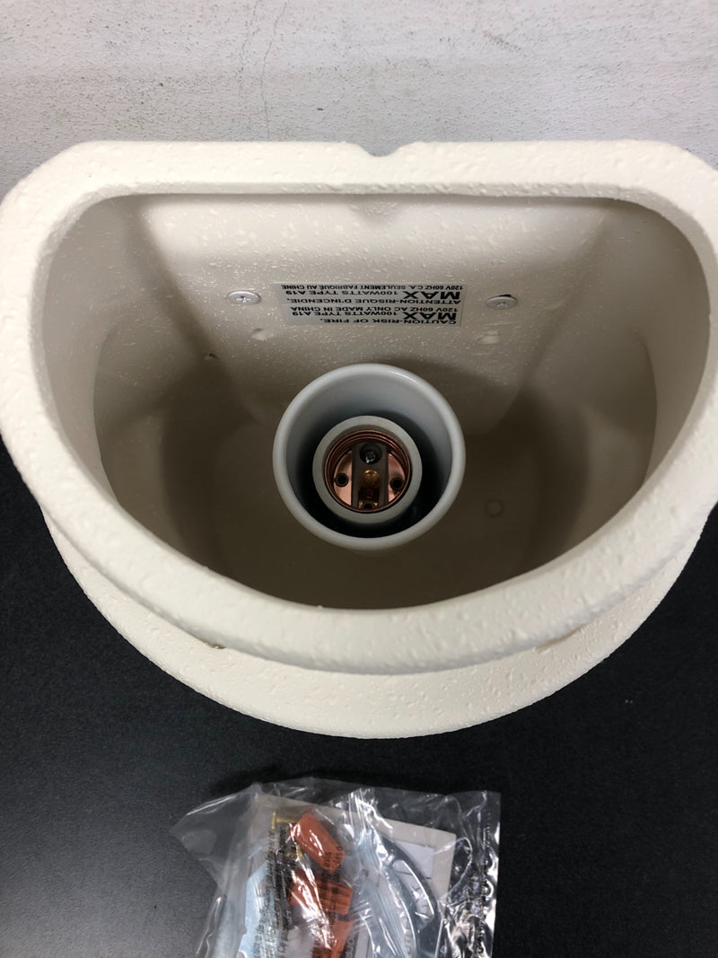 The Great Outdoors 9836 Ceramic 1 Light 8" Wide Dark Sky Outdoor Wall Sconce - Ceramic