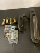 Emtek 451332MB RH Durango Lever Greeley Single Cylinder Keyed Entry Sandcast Bronze Handleset - Medium Bronze