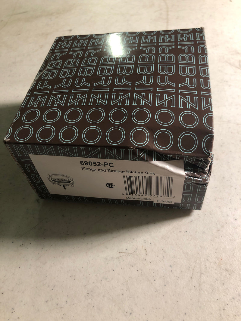 Brizo 69052-PC Brass Basket Strainer for Standard Kitchen Sinks - Chrome