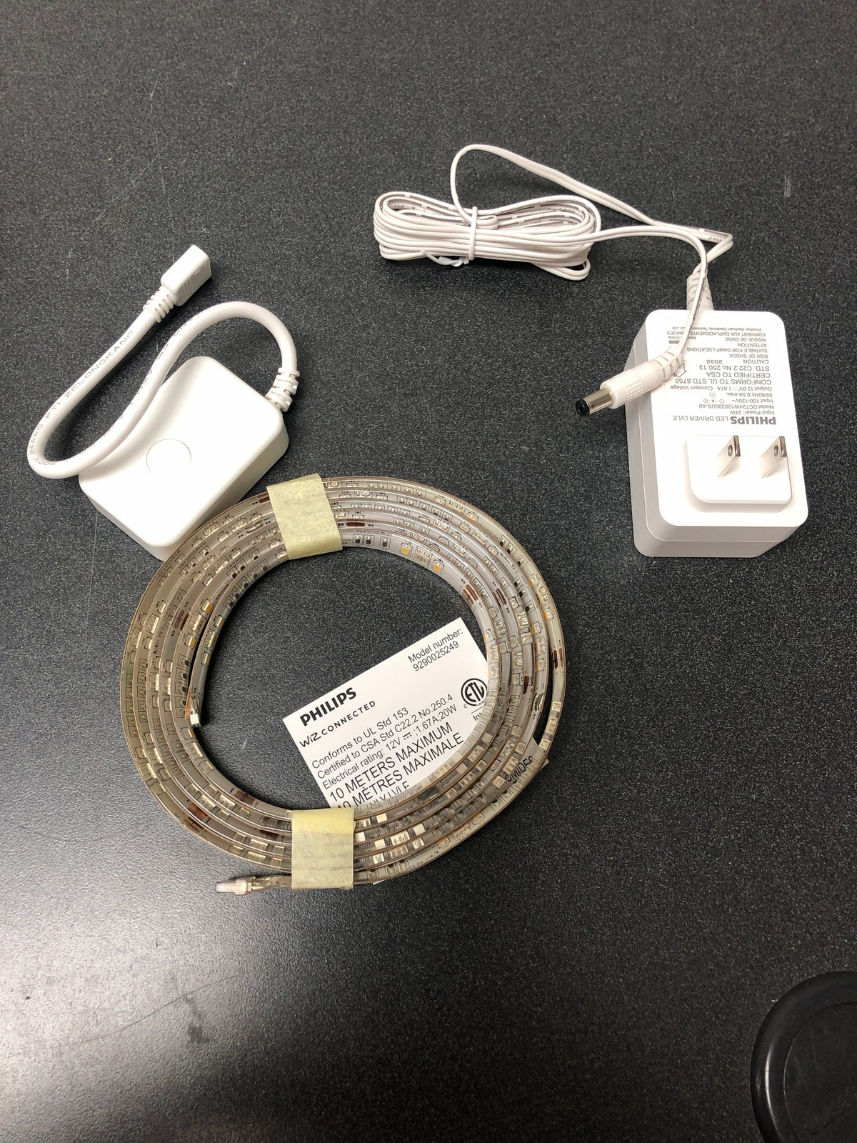 Philips 560755 6.6 ft. Smart Plug-in Color and Tunable White Dimmable Wi-Fi Wiz Connected Light Strip
