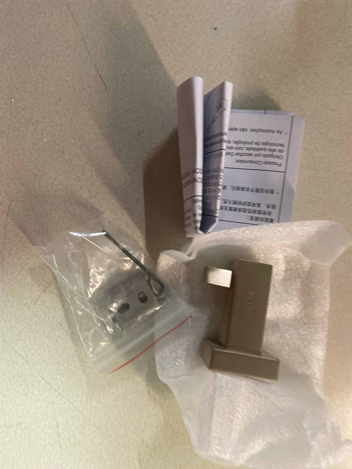 Delta IAO20836-CZ Velum Single Robe Hook - Champagne Bronze