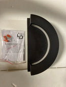 Elegant Lighting LDOD4032BK Raine 5" Tall LED Outdoor Wall Sconce - Black