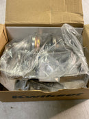 Kwikset 756KNL 15 SMT RCAL UL Kingston Satin Nickel Round Keyed Entry Reversible Door Lever featuring SmartKey Security