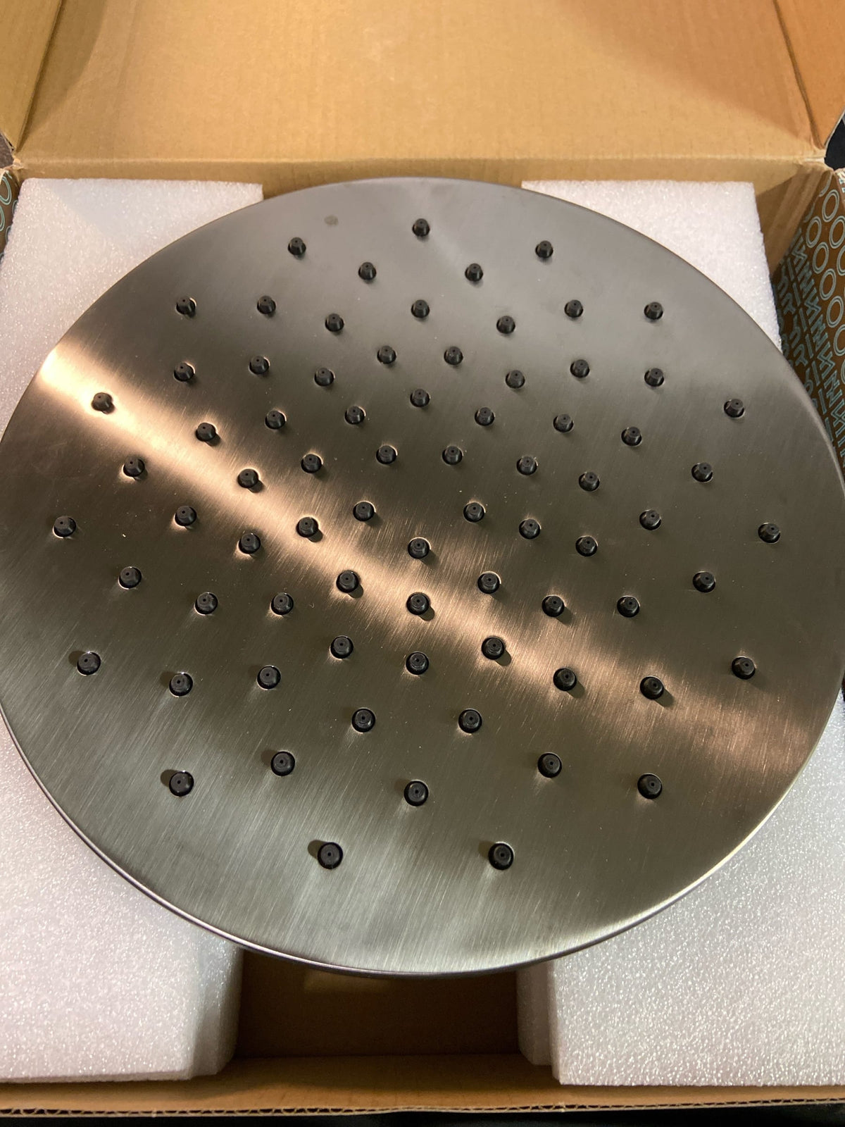 Brizo 81392-SL Essential 1.75 GPM 12" Single Function Round Metal Raincan Shower Head - Luxe Steel