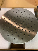 Brizo 81392-SL Essential 1.75 GPM 12" Single Function Round Metal Raincan Shower Head - Luxe Steel
