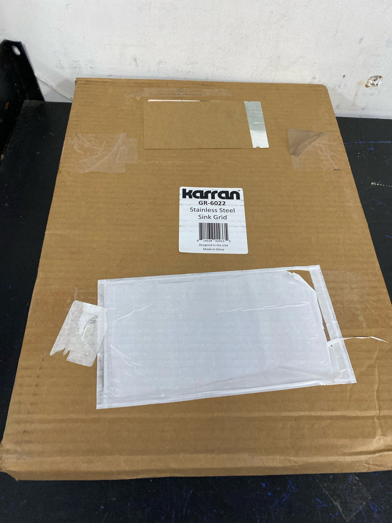 Karran GR-6022 20-1/2 in. x 15 in. Stainless Steel Bottom Grid Fits QT-820 and QU-820