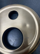 Delta T27897-CZ Cassidy Gold 2-Handle Wall-Mount Valve Trim Kit with 3-Setting Int Div in Champagne Bronze (Valve not Included)