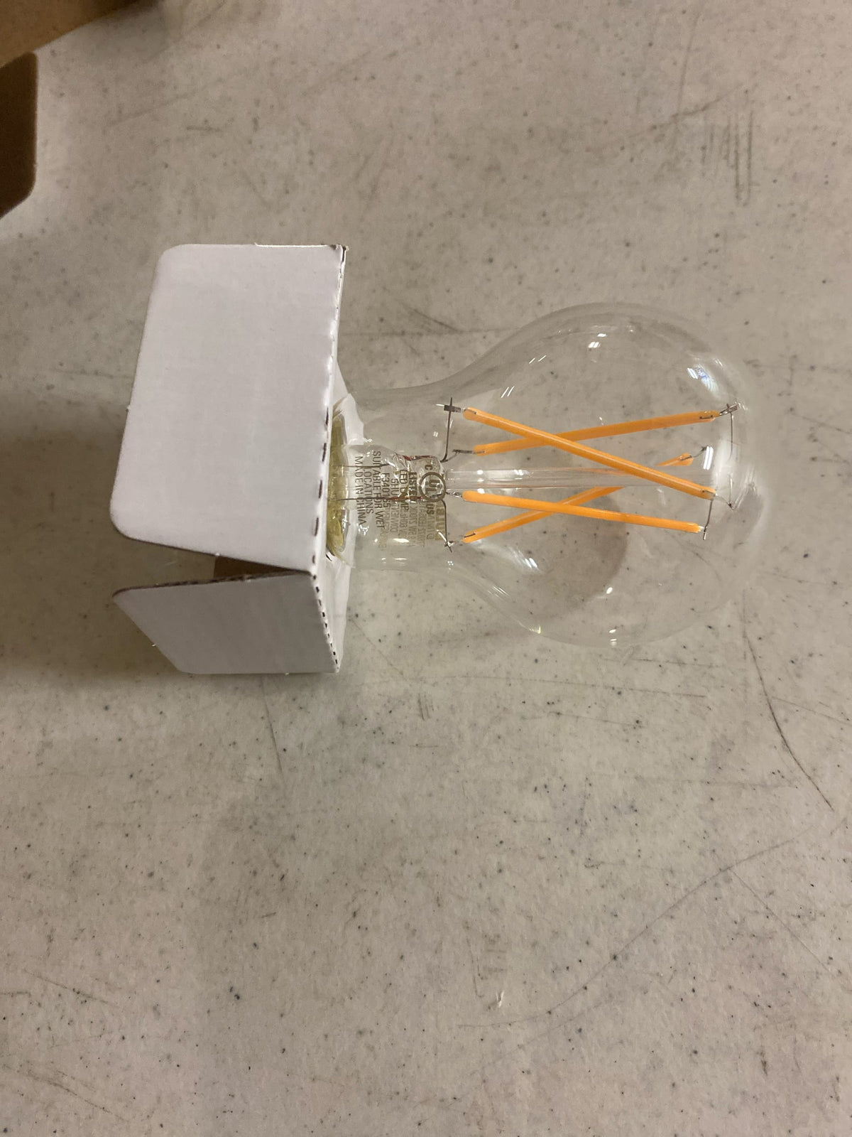 Bulbrite 5W A19 LED Filament Bulb, E26 Base, Dimmable 2700K, Clear