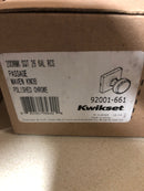Kwikset 200MNKSQT-26 Maven Passage Door Knob Set with Square Rose - Polished Chrome
