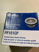 PROFLO PF151CP 3-1/2" Basket Strainers - Chrome