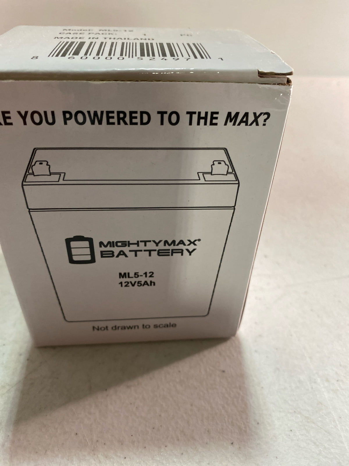 Mighty max battery MAX3422382 12-Volt 5Ah UPS Battery for Topin 12-Volt5AH/20HR