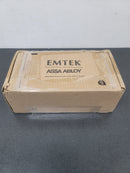 Emtek 8444US15 Stretto Rectangular 11 Inch Tall Single Cylinder Slideplate Entry Set - Satin Nickel