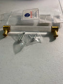 Hickory hardware P3702-CABGB Midway Collection 160mm (6 in.) C/C Crysacrylic with Brushed Golden Brass Cabinet Drawer & Door Pull