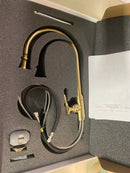 Perrin and Rowe U.SB55D1LMSEG Southbank 1.8 GPM Single Hole Pull Down Kitchen Faucet - Satin English Gold
