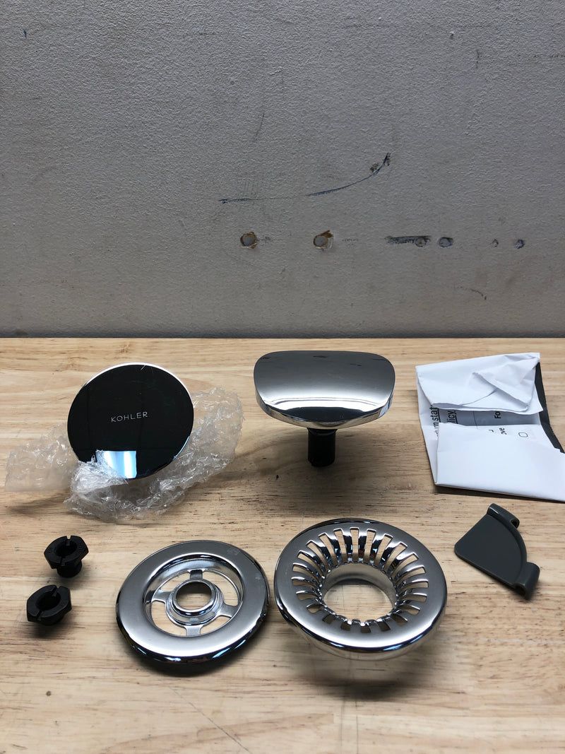 Kohler K-T37391-CP PureFlo Bath Drain and Overflow Trim Kit - Polished Chrome