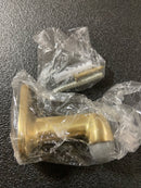 Emtek 2253US3 2-7/8" Projection Goose Style Solid Brass Floor Mounted Door Stop - Polished Brass