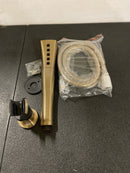 Delta 55421-CZ 1.75 GPM Single Function Hand Shower Package with H2Okinetic Technology - Includes Hose and Mounting Bracket - Champagne Bronze
