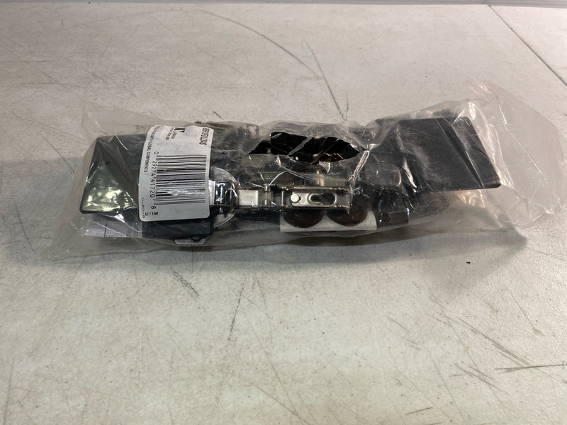 Knape and Vogt 8091FULL34S Pocket Door Full Overlay Kit for Salice Hinges - Black