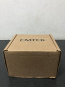 Emtek 5052FRLUS4LH Freestone Left Handed Non-Turning Two-Sided Dummy Door Lever Set with Modern Rectangular Rose from the Urban Modern Collection - Satin Brass