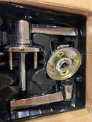 Kwikset 300LRLRDT-26 Ladera Privacy Door Lever Set from the Signature Series - Polished Chrome