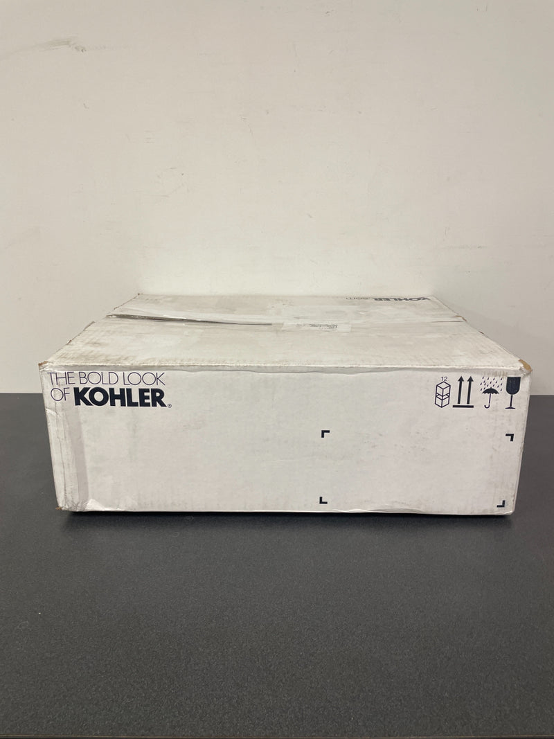 KOHLER Kathryn White Undermount Rectangular Bathroom Sink with Overflow Drain (19.75-in x 15.625-in)