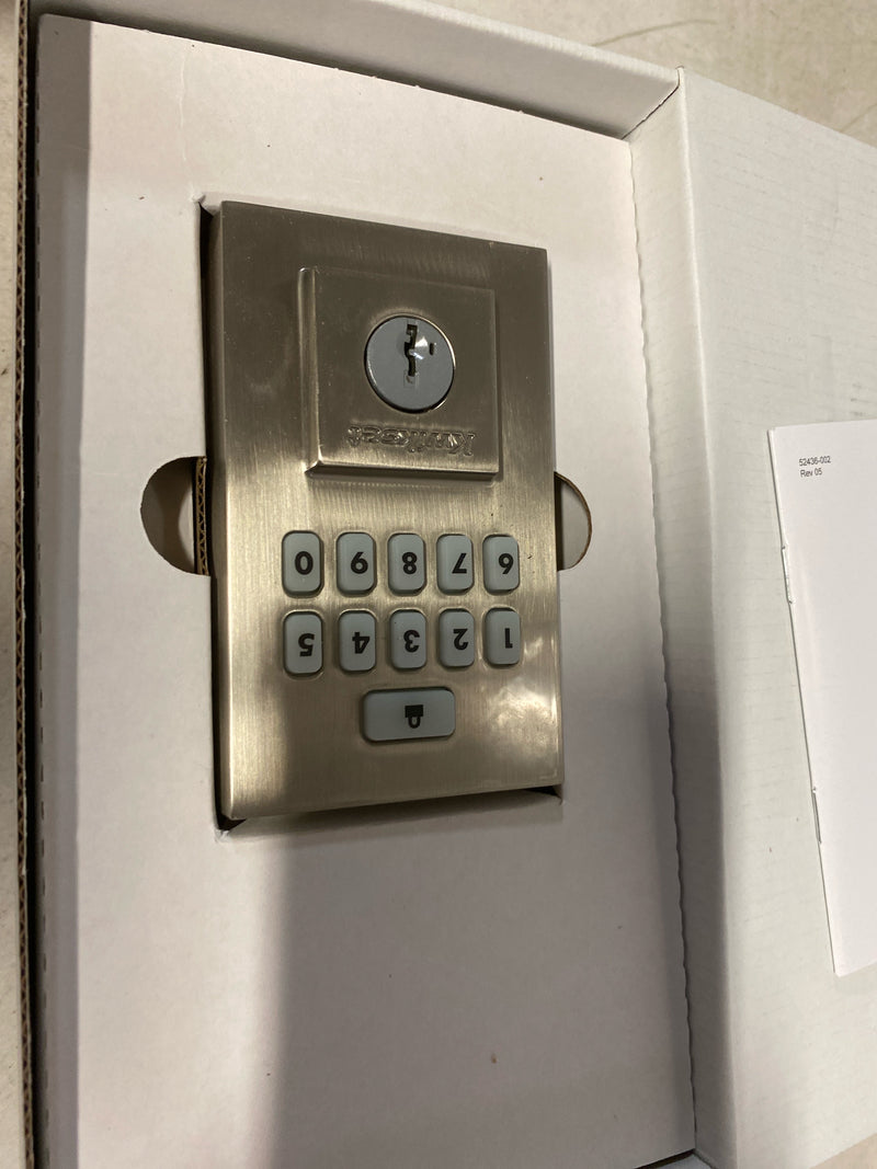 Kwikset 9260CNT-15S SmartCode Deadbolts Touchpad Single Cylinder Keyless Entry Deadbolt with UL Fire Rating and Smartkey Technology - Satin Nickel